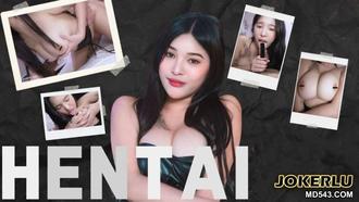  【HenTaipei_EP.46】 狠台北 女大生胸前兩粒又圓又彈 大眼睛盯著Daddy吞吐